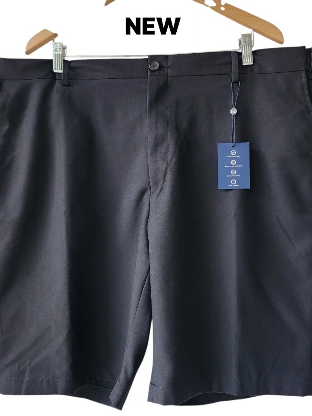44 Shorts Black Golf Traveler New Jos A Bank Short Mens Size Slider Waistband Sz